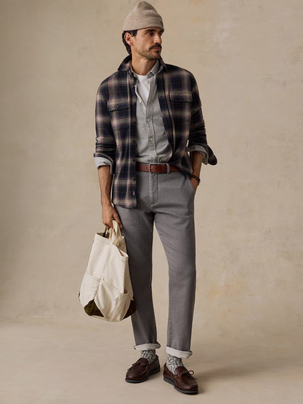 Legend Sweater Shirt - Storm Ombre Plaid
