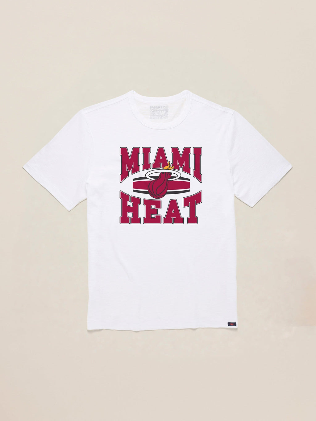 Miami Heat Sunwashed Regenerative Tee - White
