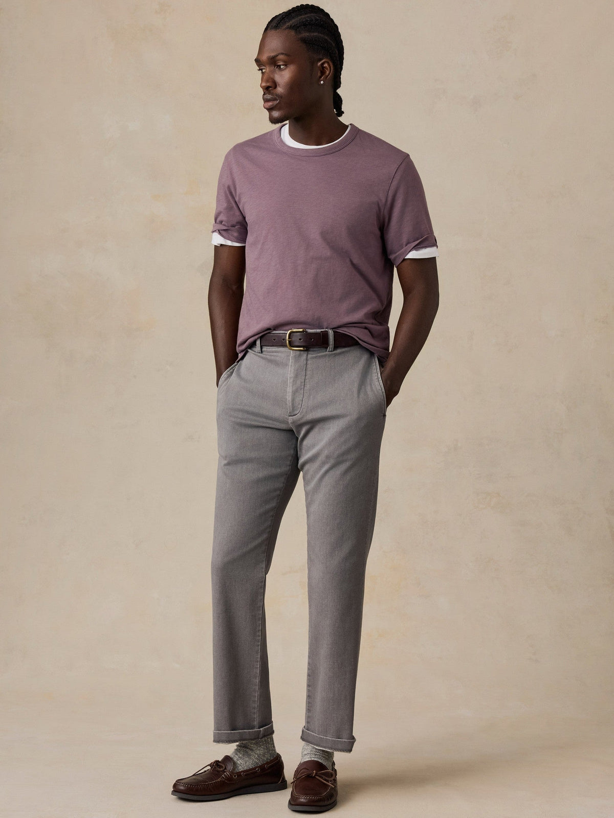 Sunwashed Regenerative Tee - Lilac Twilight