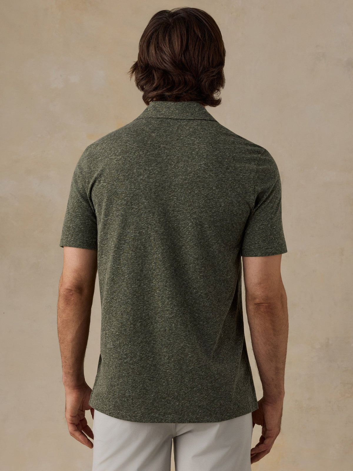 Short-Sleeve Breeze Polo - Olive Cliff Heather