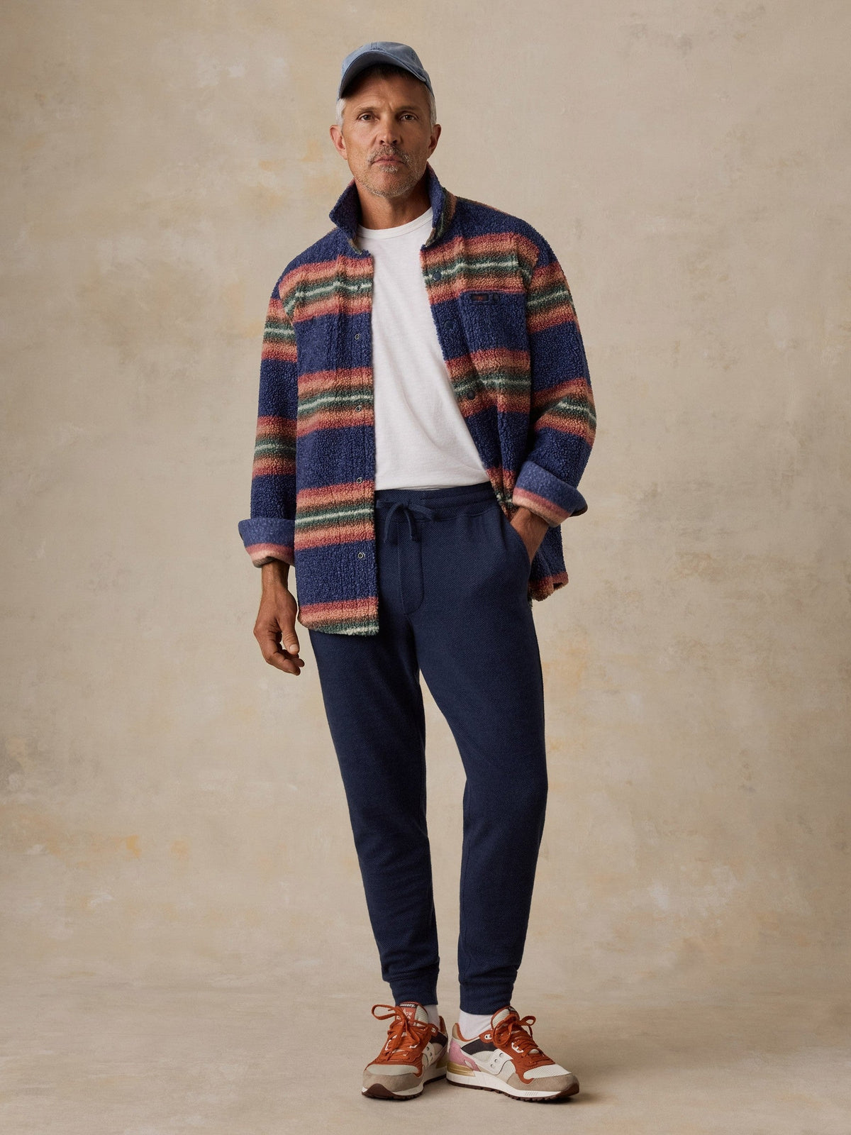 Range Fleece CPO - Alpine Clay Stripe
