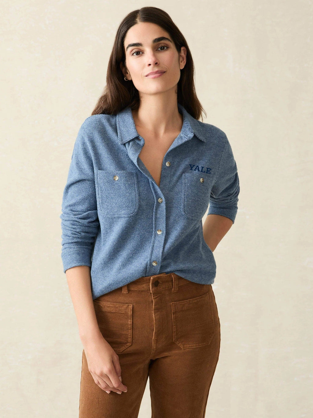 Yale Legend Sweater Shirt - Glacier Blue Twill