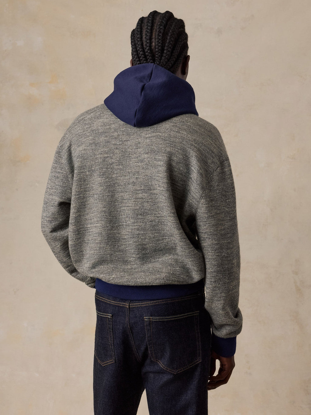 Loopwheel Hoodie - Heather Grey