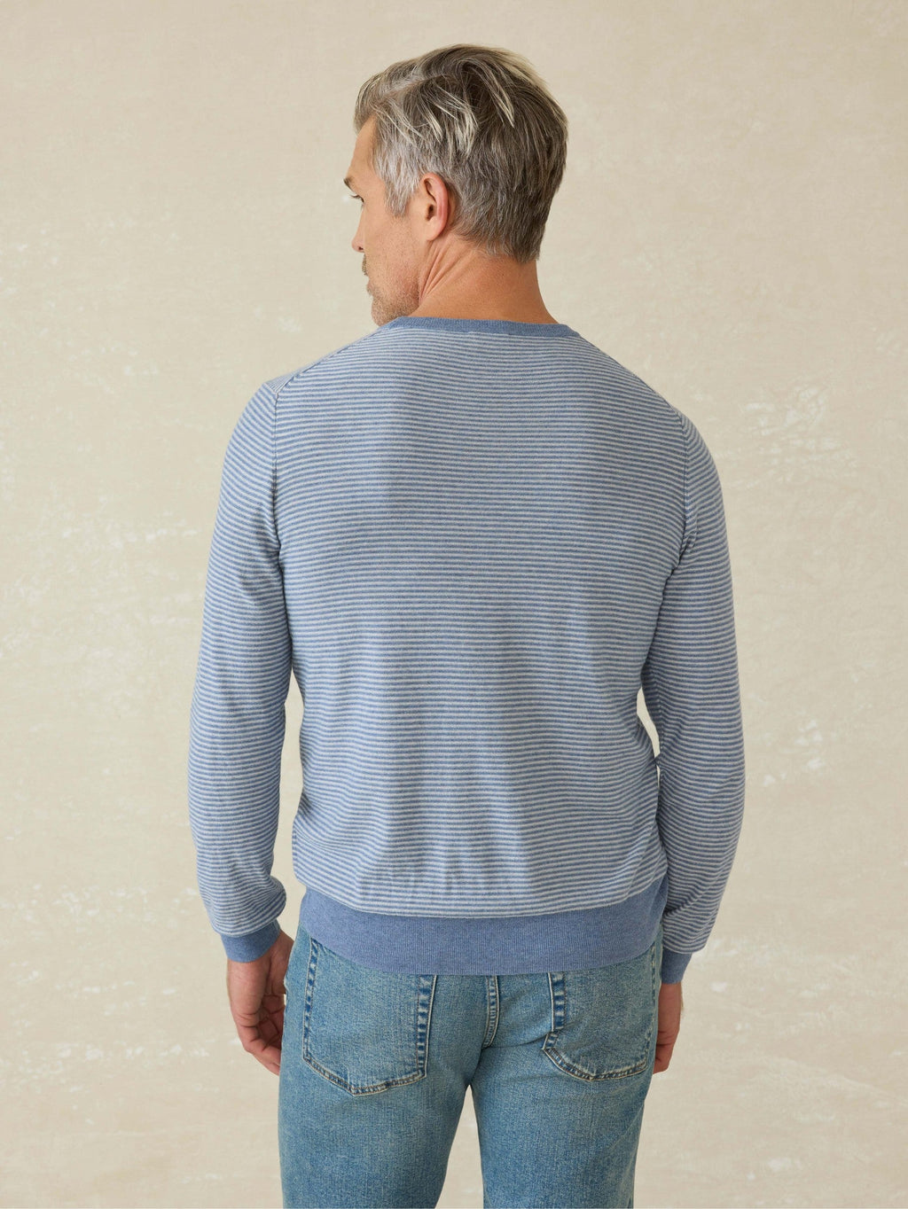 Movement Crewneck Sweater - Coastal Shore Stripe