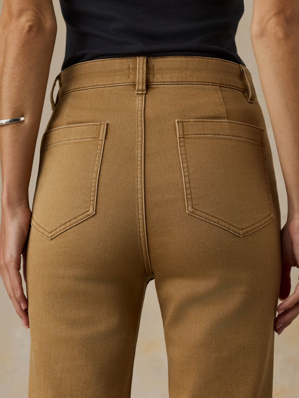 Stretch Terry Patch Pocket Pant - Elk Brown