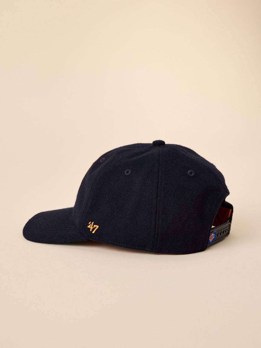 NY Knicks Faherty X '47 Clean Up Flat Brim Hat - Navy