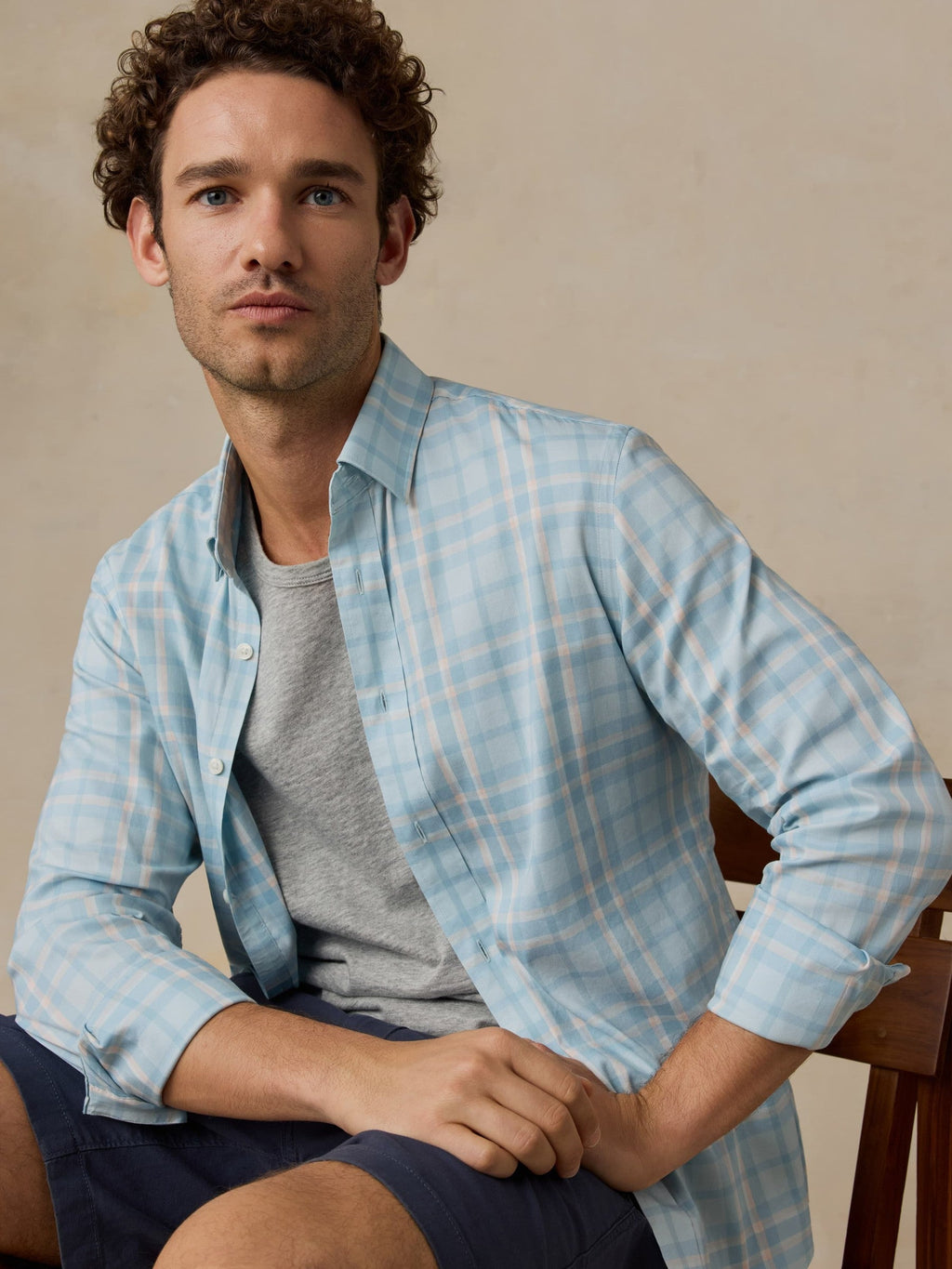 The Movement Shirt - Morning Mist Plaid