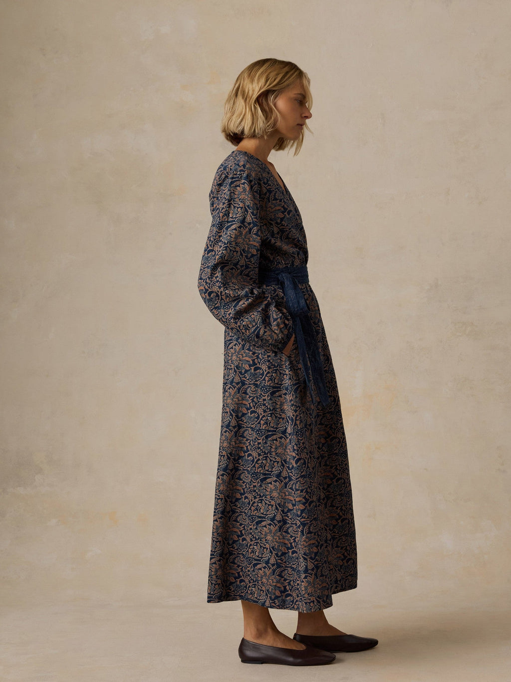 Abby Wrap Dress - Shadowed Garden