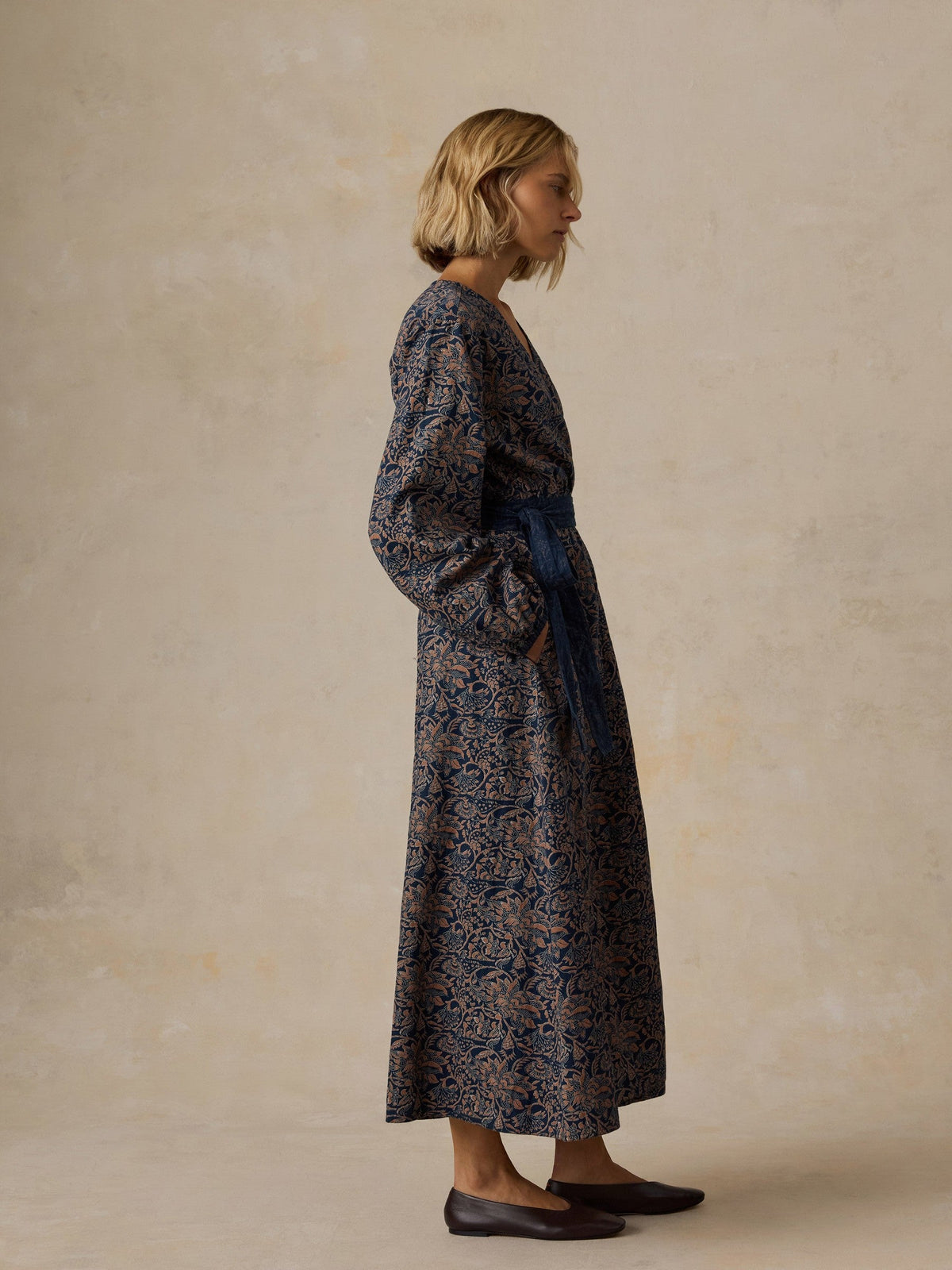 Abby Wrap Dress - Shadowed Garden