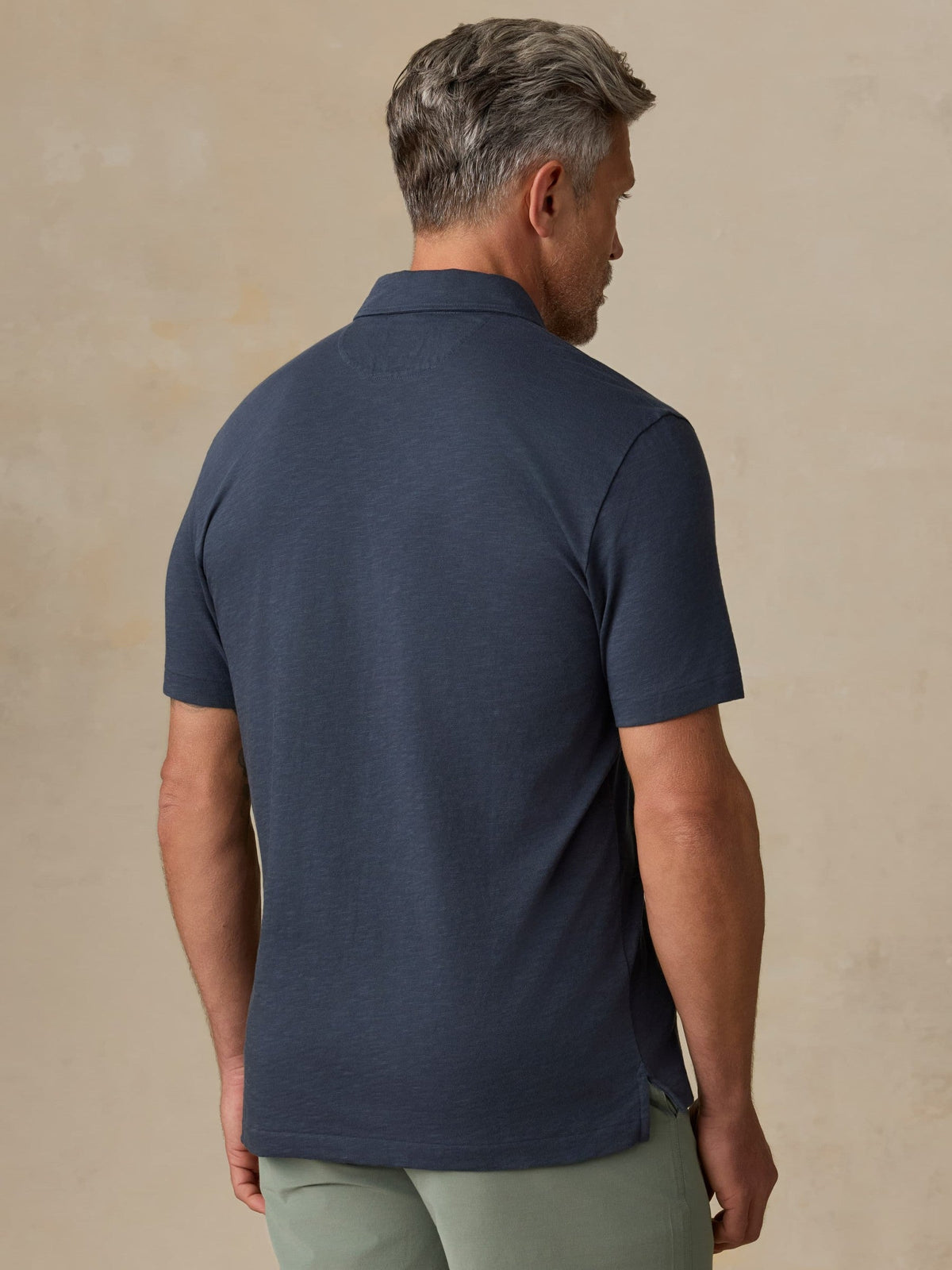 Sunwashed Tee Polo - Dune Navy