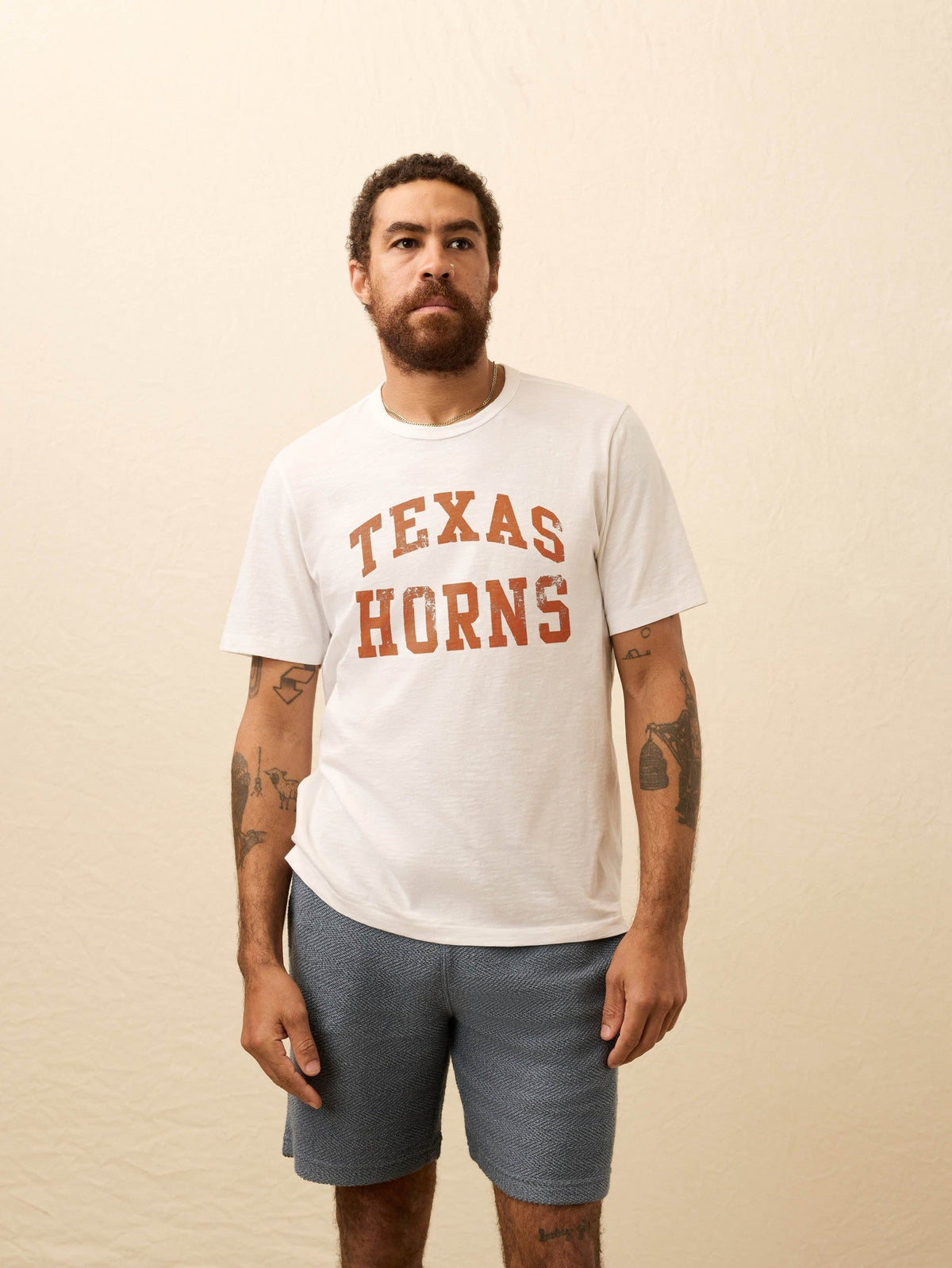 University of Texas Sunwashed Regenerative Tee - White