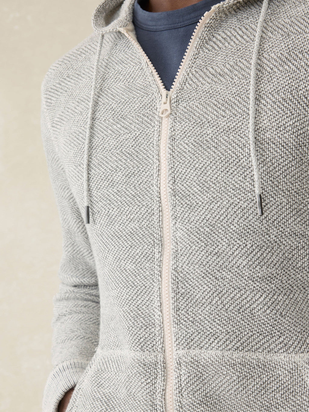 Whitewater Full Zip Hoodie - Grey Shell Loop