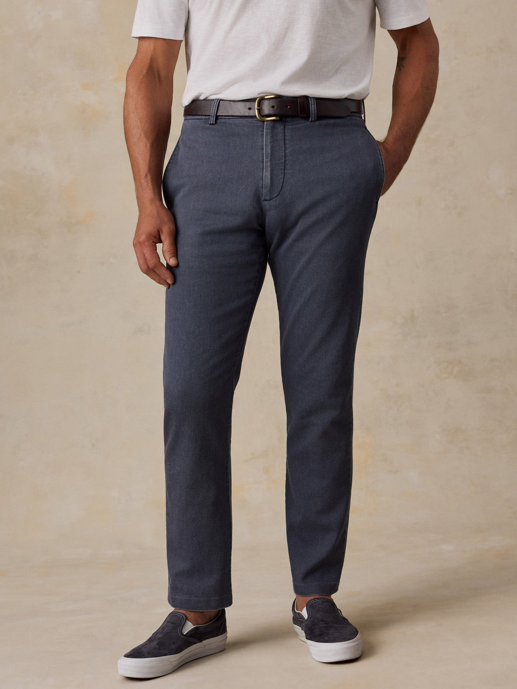 Stretch Terry Trouser - Midnight Storm
