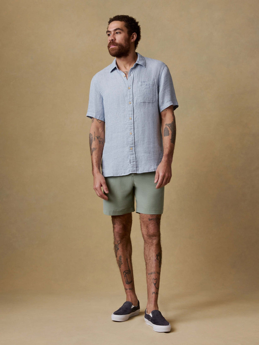 All Day Short (7") - Trail Olive