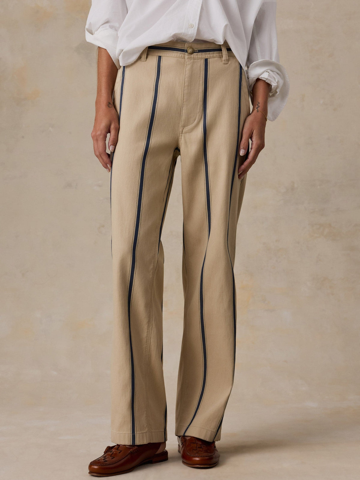 Tideweave Dockside Pant - Saddle Ridge Stripe
