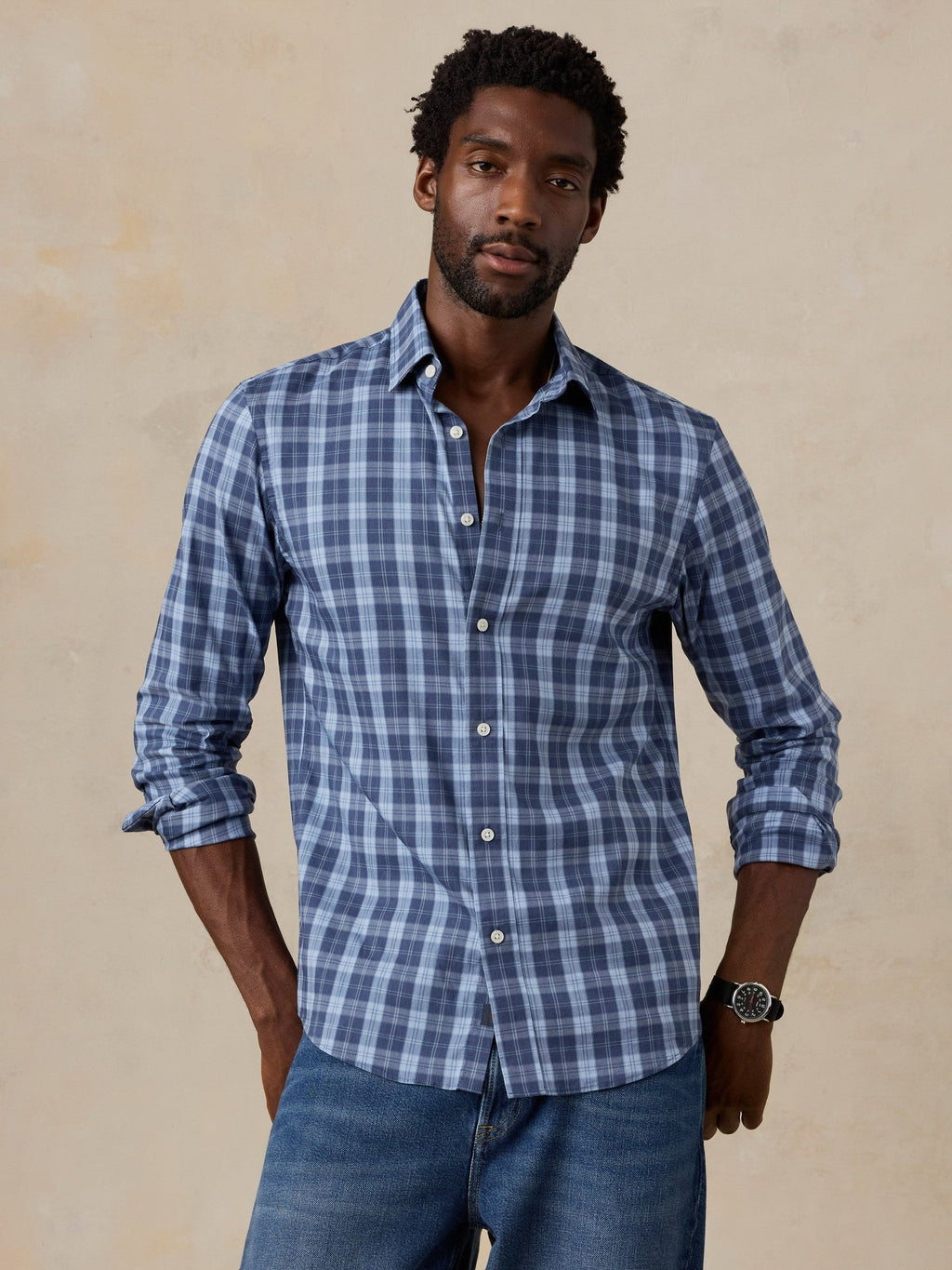 The Movement Shirt - Blue Bay Plaid