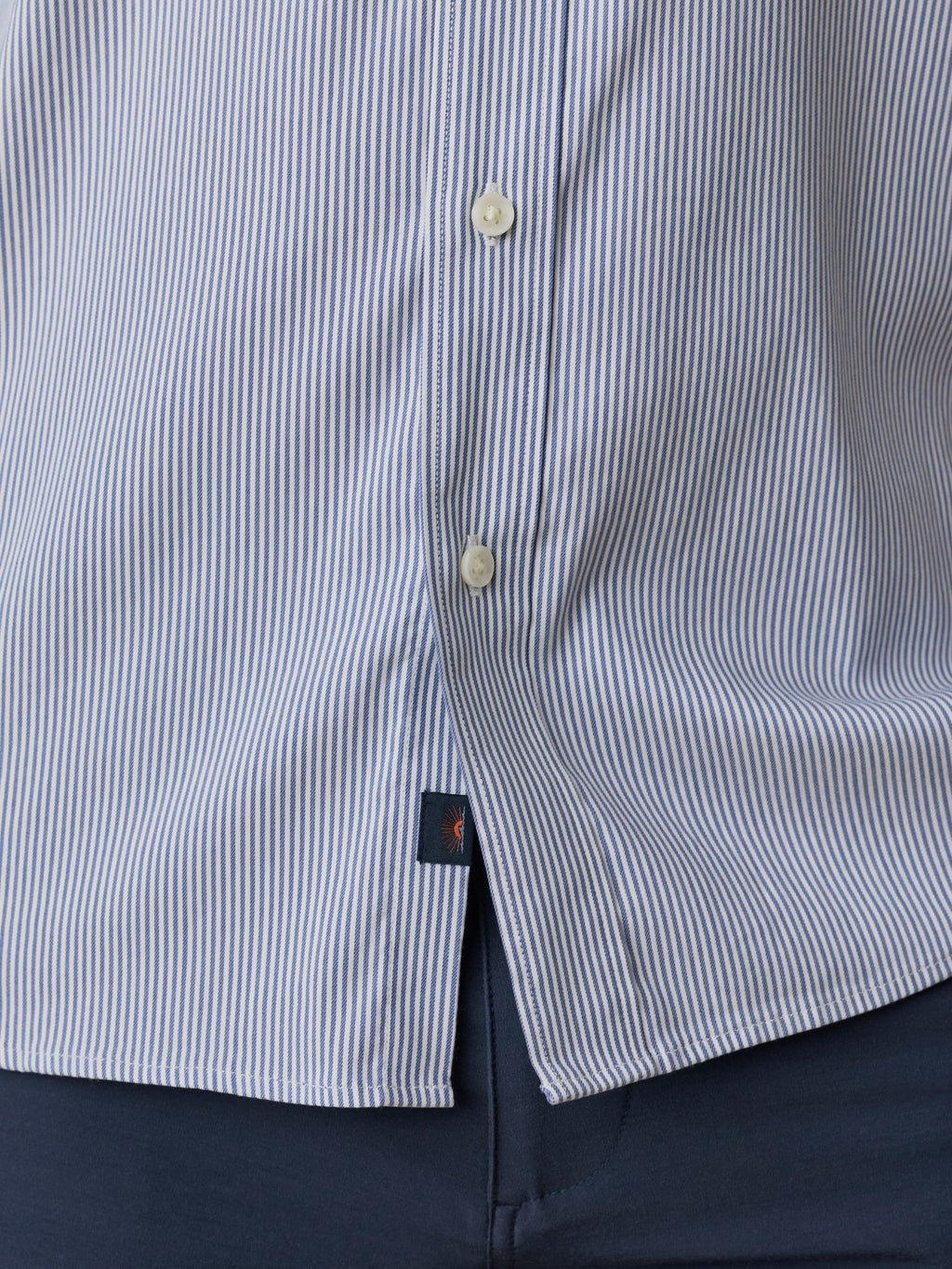 The Movement Shirt - Sapphire Cloud Stripe
