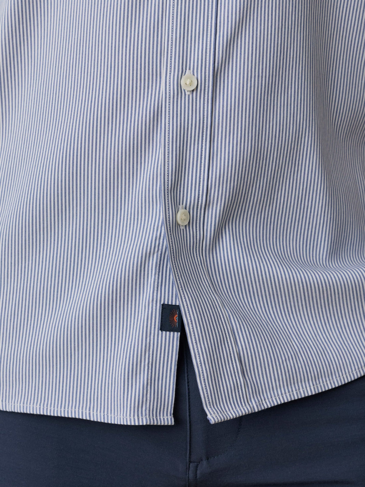 The Movement Shirt - Sapphire Cloud Stripe