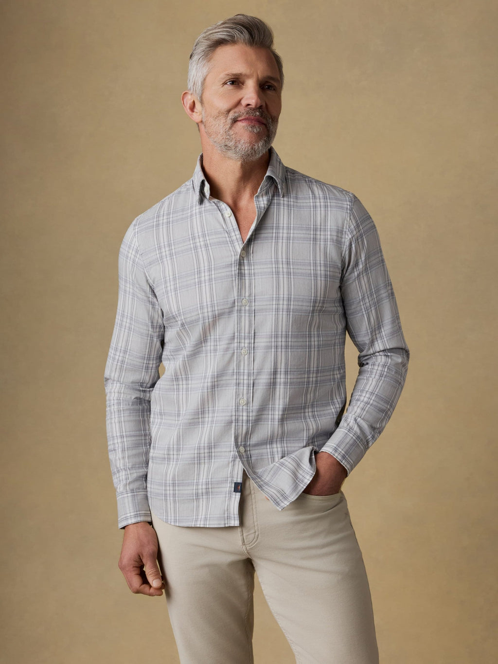The Movement Shirt - Grey Cloud Plaid