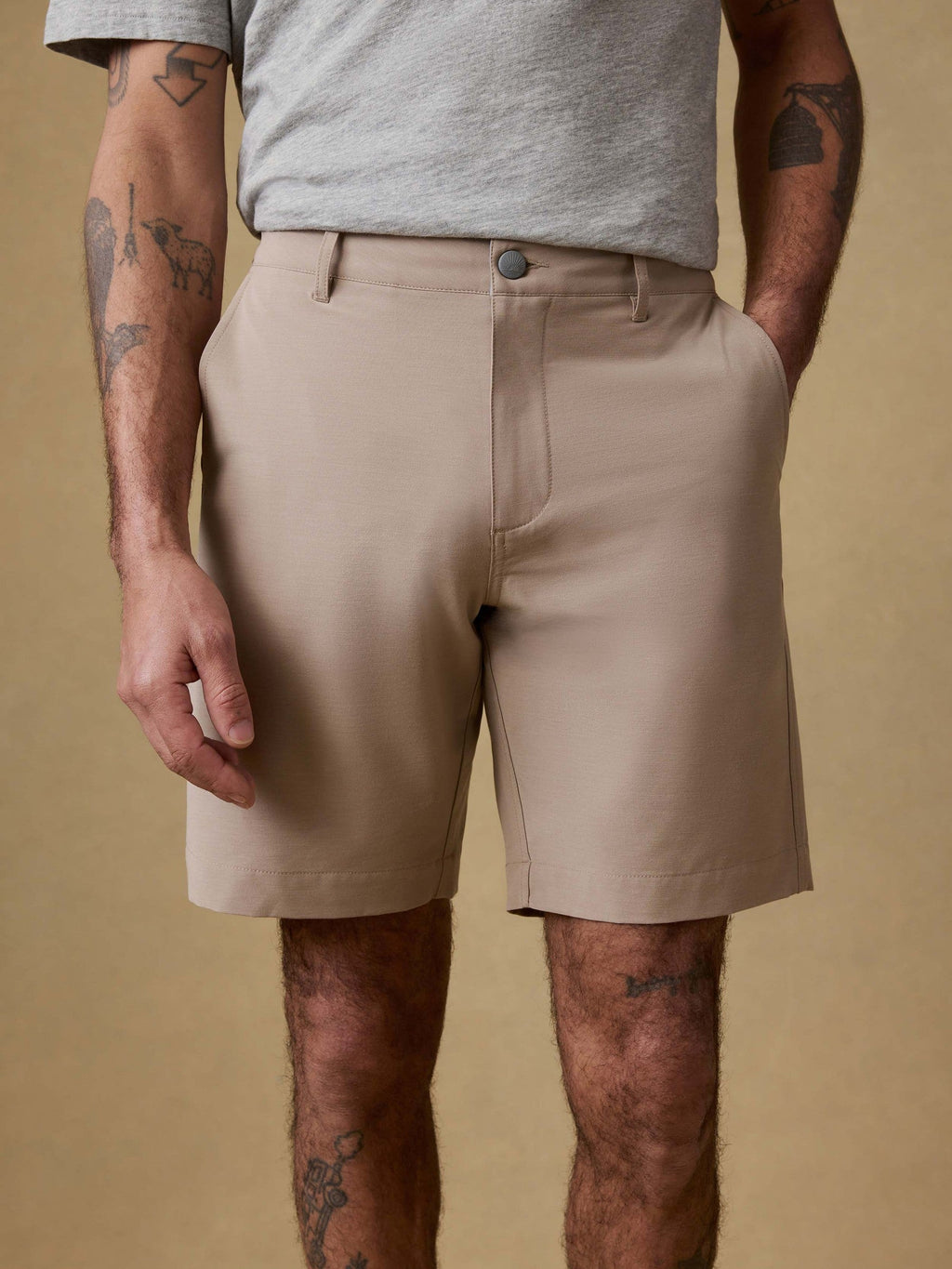 All Day Short (9") - Khaki