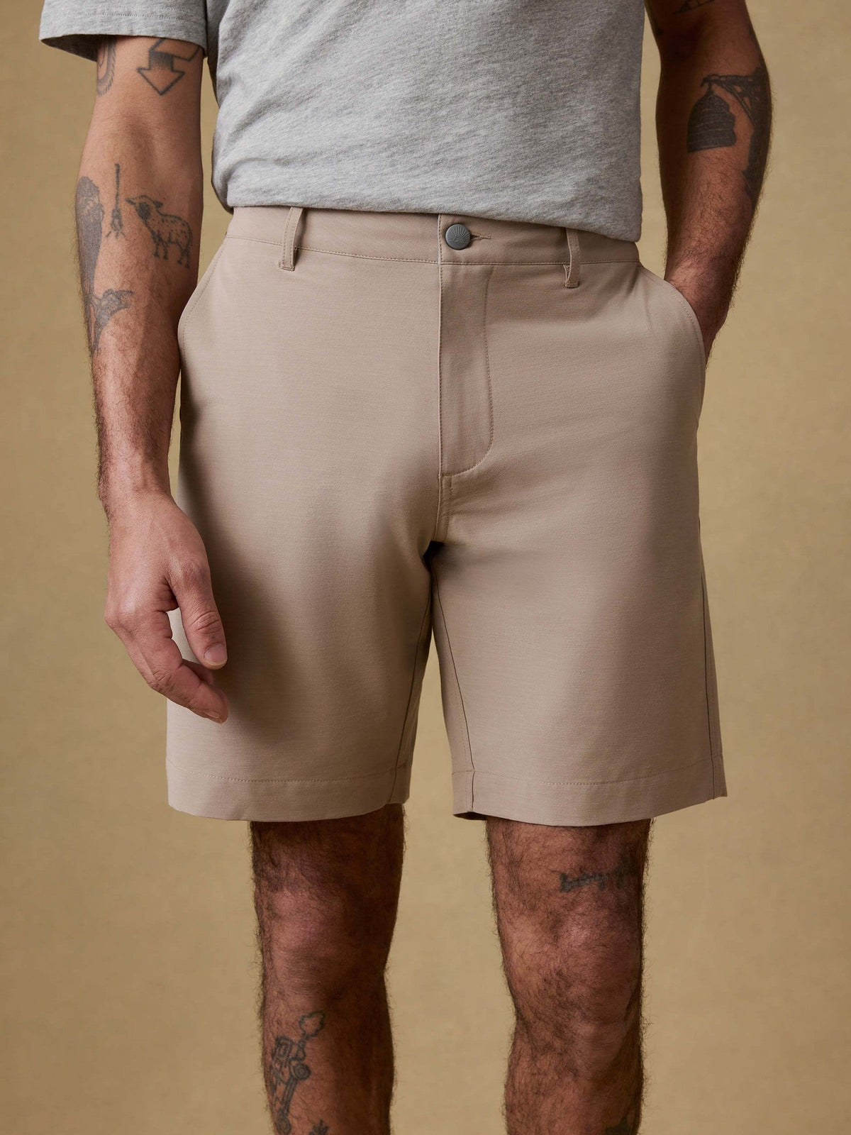 All Day Short (9") - Khaki