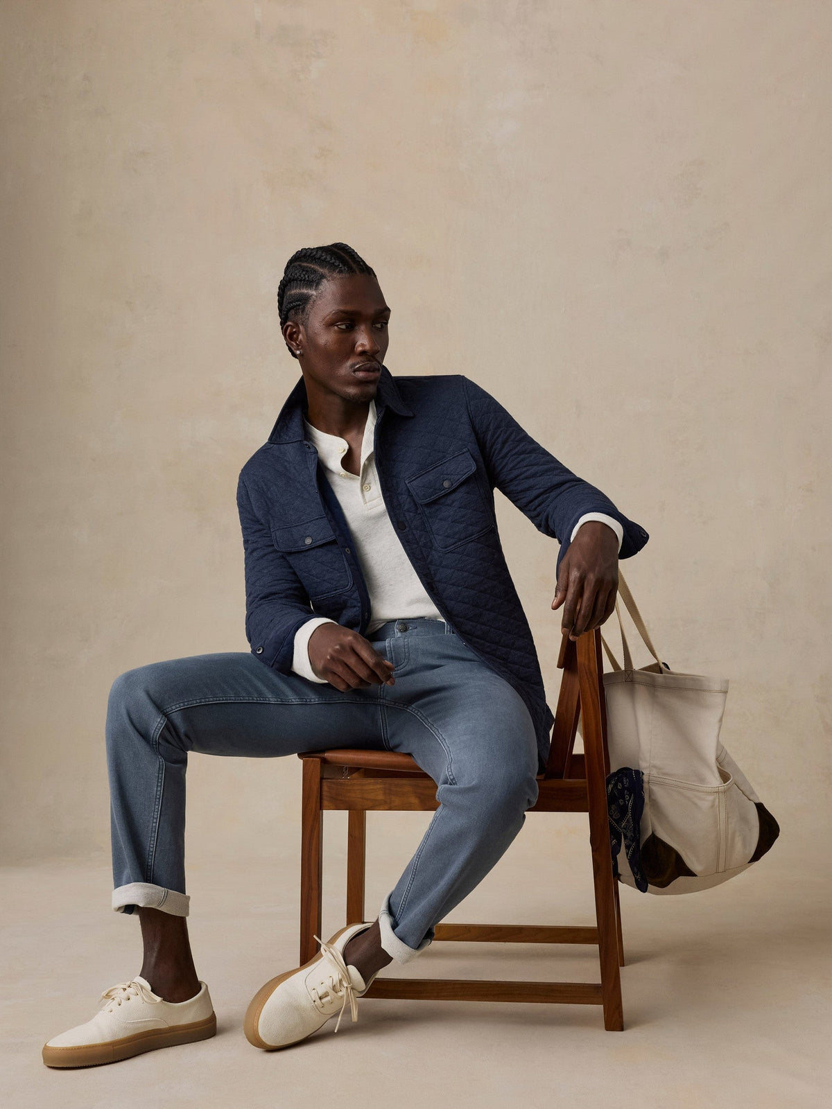 Stretch Terry 5-Pocket Pant - Dark Slate