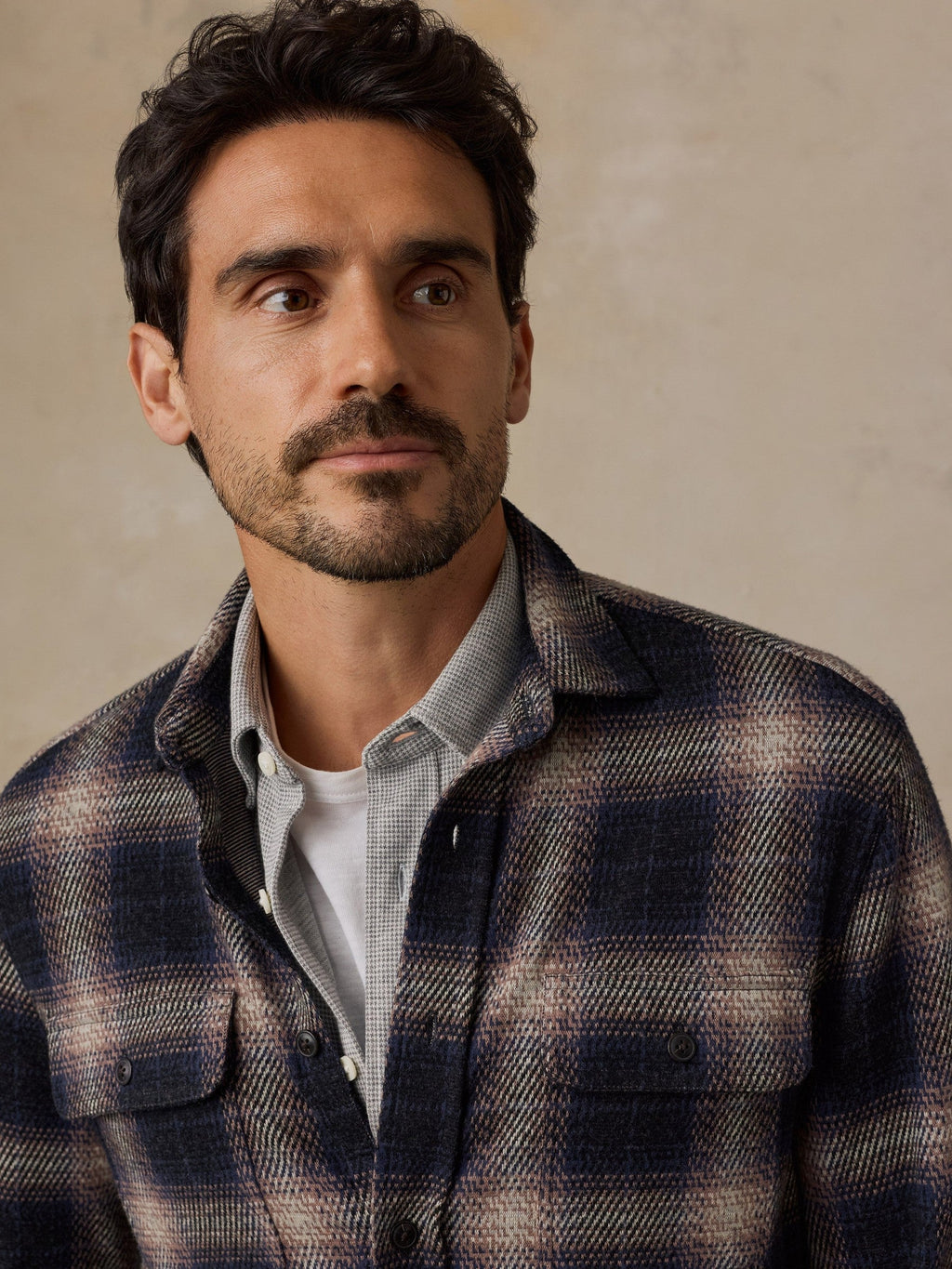 Legend Sweater Shirt - Storm Ombre Plaid