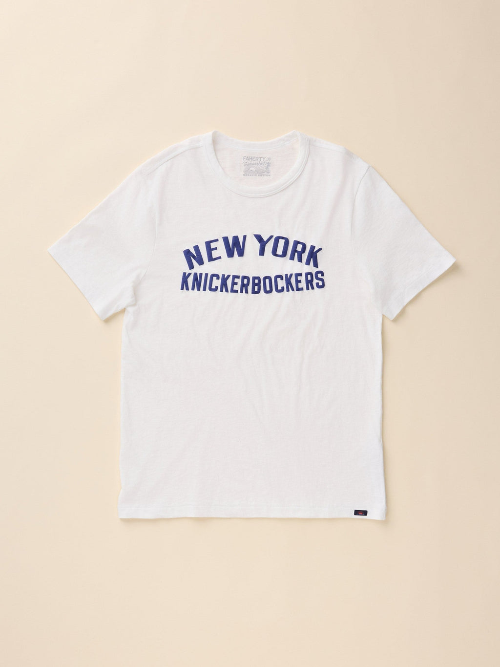 NY Knicks Sunwashed Regenerative Tee - White