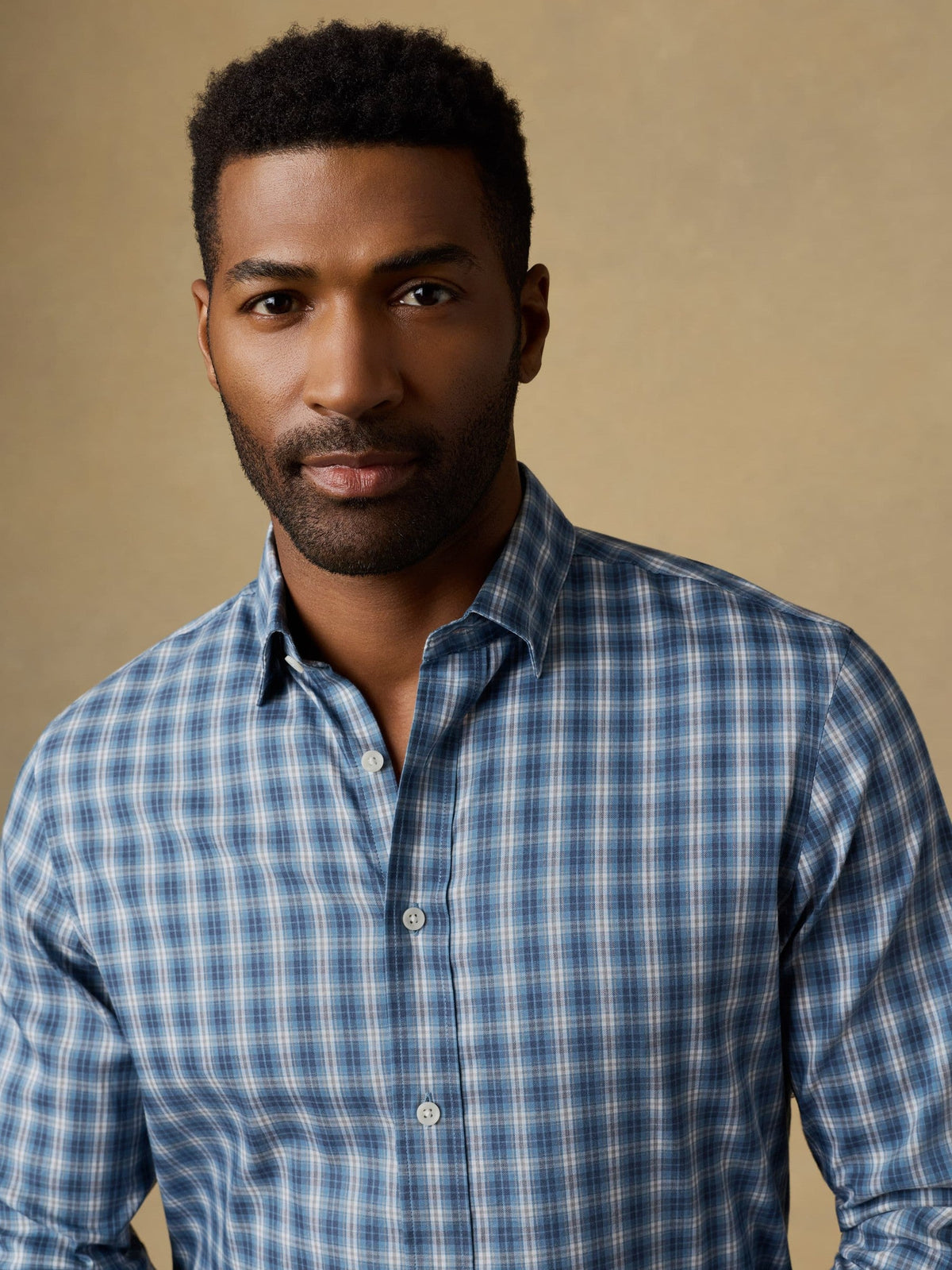 The Movement Shirt - Azure Night Plaid