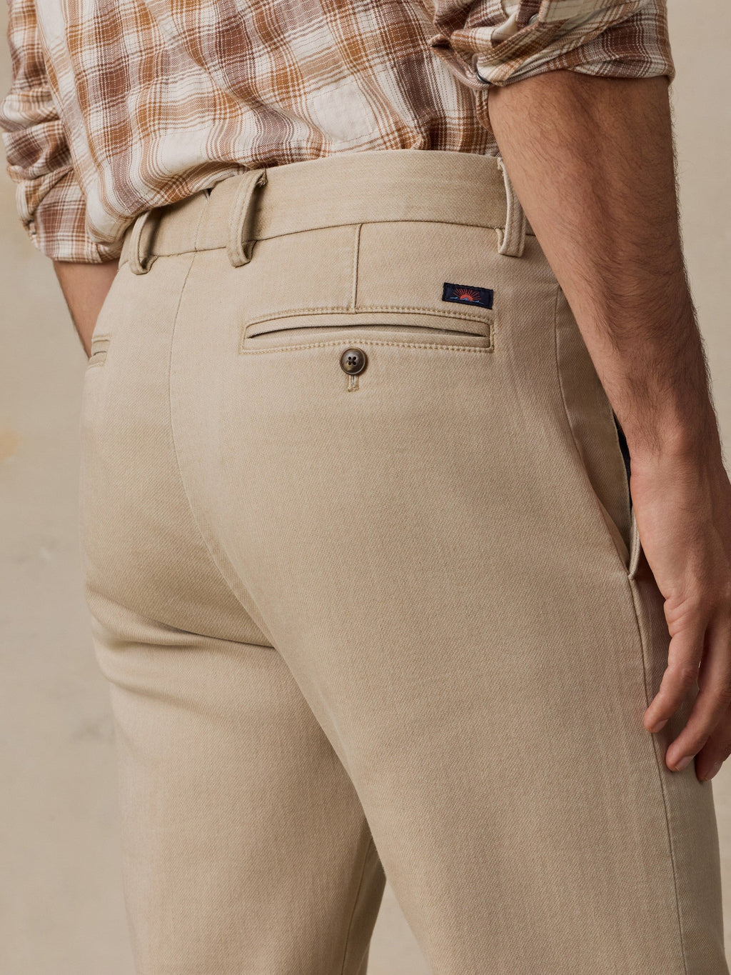 Stretch Terry Trouser - Tundra Sky