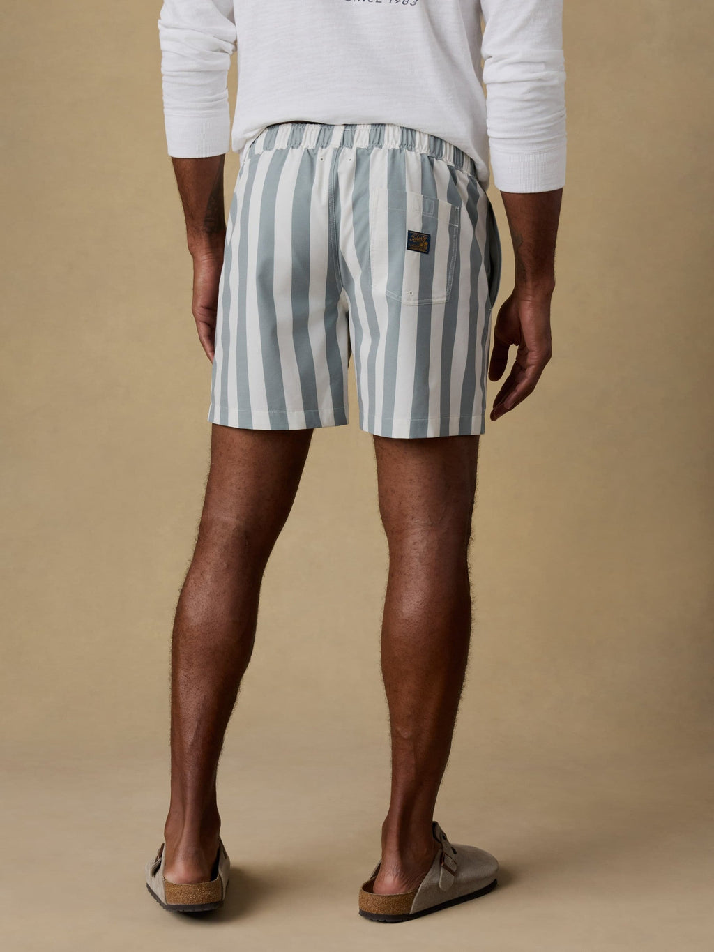 All Day Trunk (6") - Sage Awning Stripe