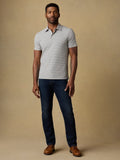 Short-Sleeve Movement Polo - Dark Cloud Stripe