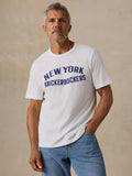 NY Knicks Sunwashed Regenerative Tee - White