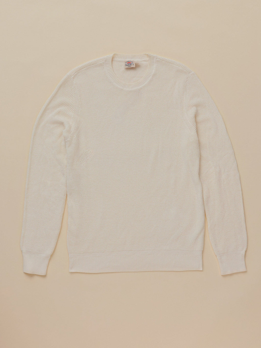 Sunwashed Crewneck Sweater - White Shell