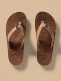 Faherty X REEF Drift Away Flip Flop - Dark Brown