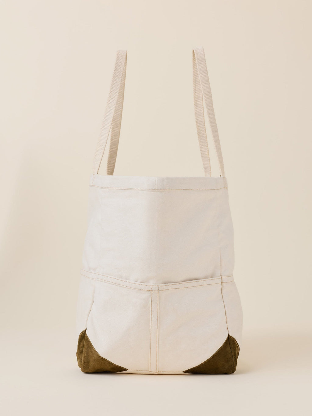 Mini Sunwashed Canvas Utility Tote - Natural