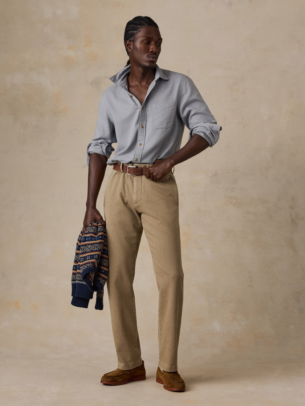 Timberline Brushed Twill Shirt - Mineral Grey