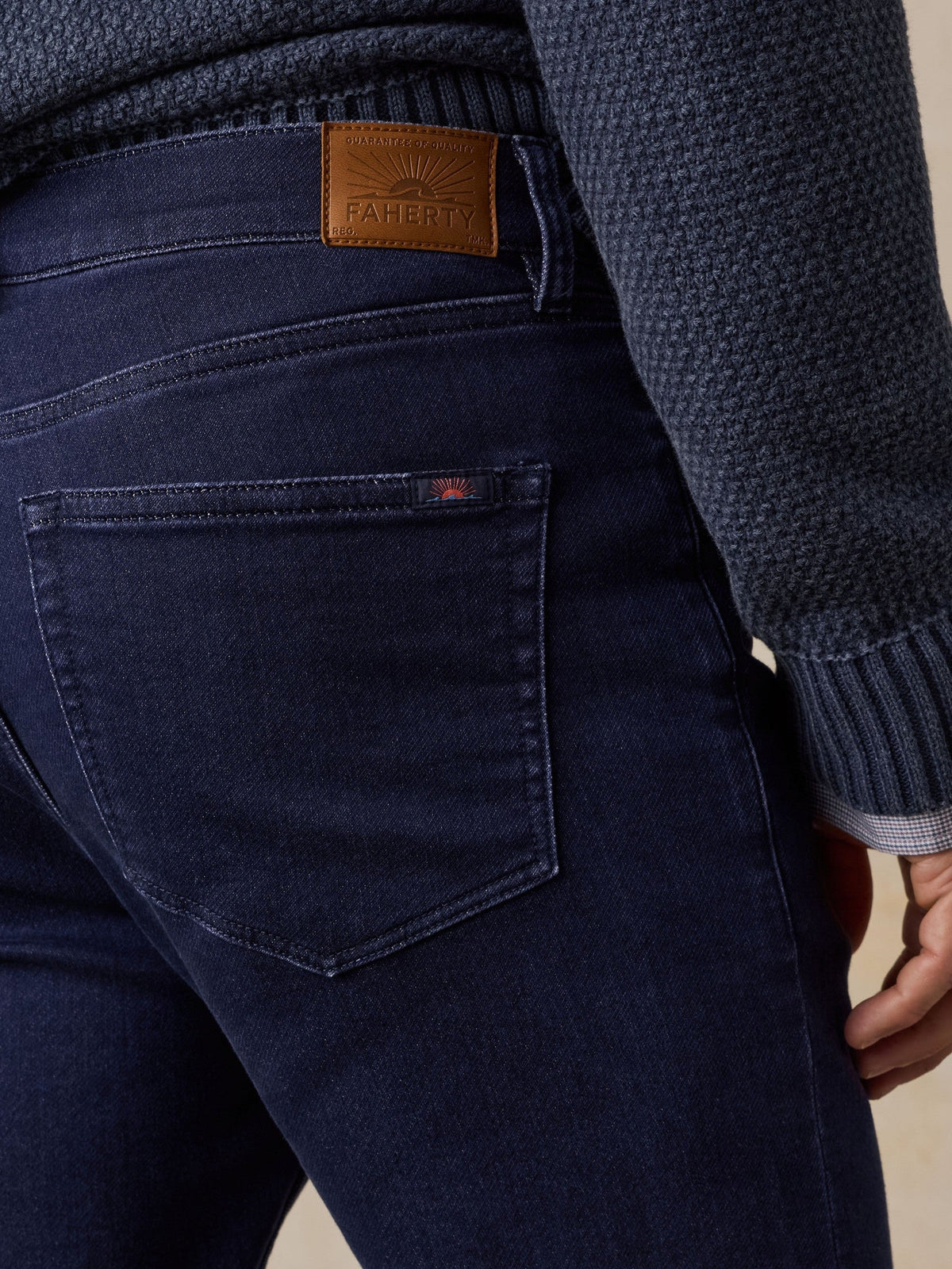 Stretch Terry 5-Pocket Pant - Abyss Navy