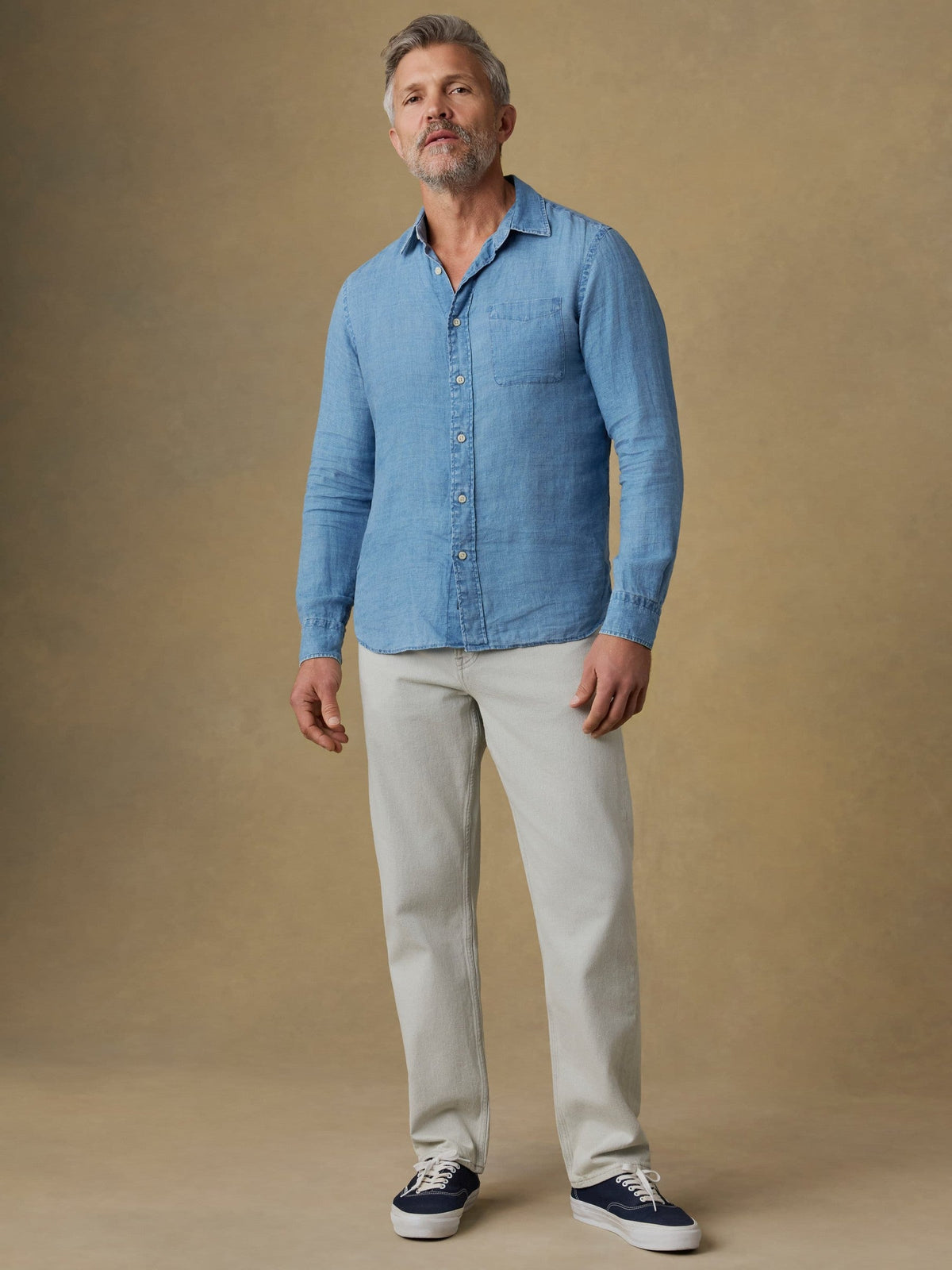 Organic Cotton Denim - Birch