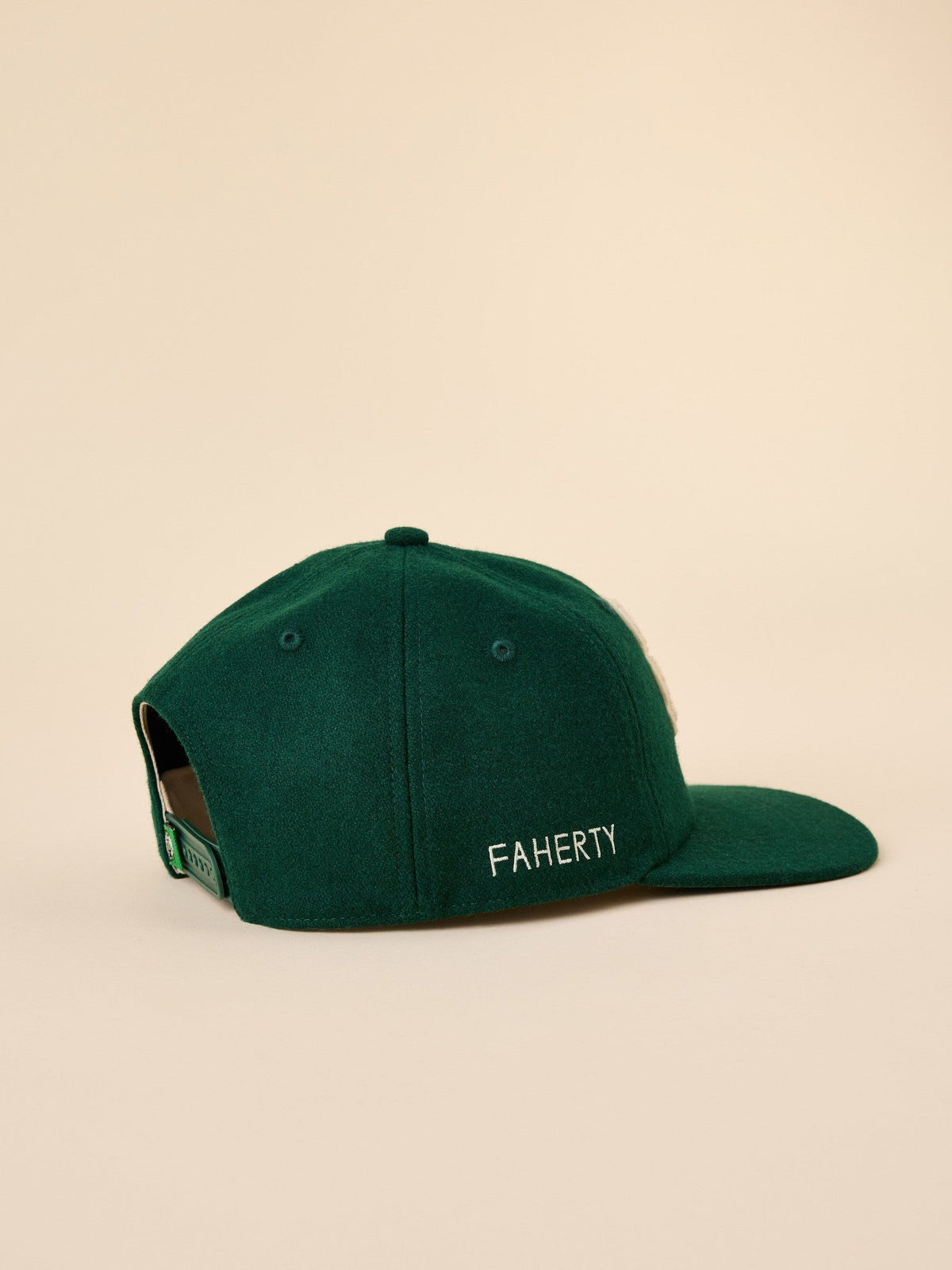 Boston Celtics Faherty X '47 Clean Up Flat Brim Hat - Dark Green