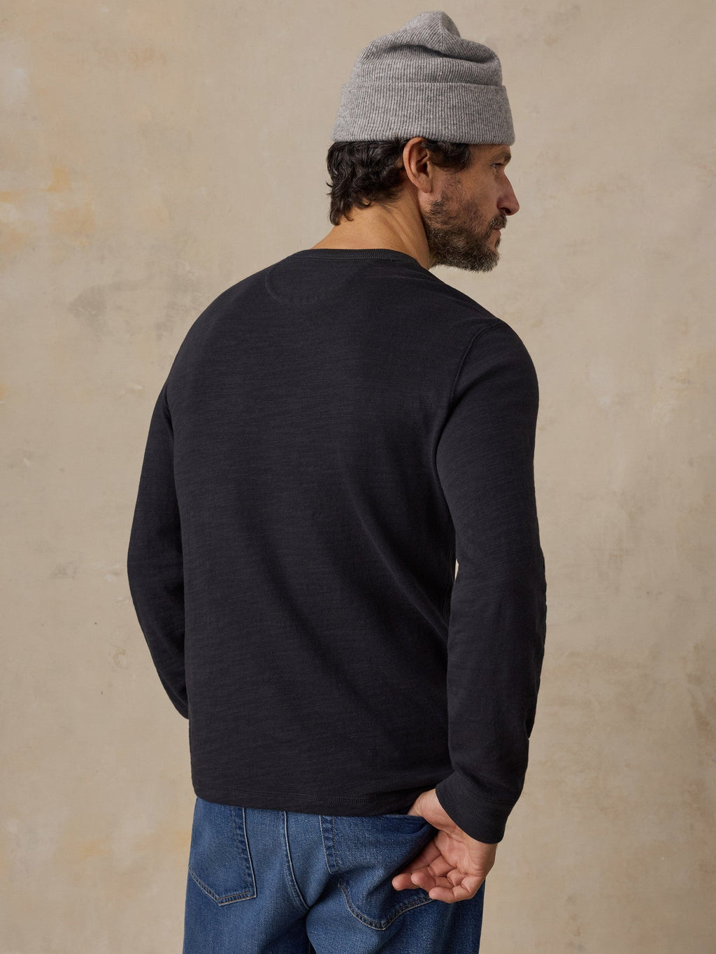 Sunwashed Organic Crew - Ridge Black