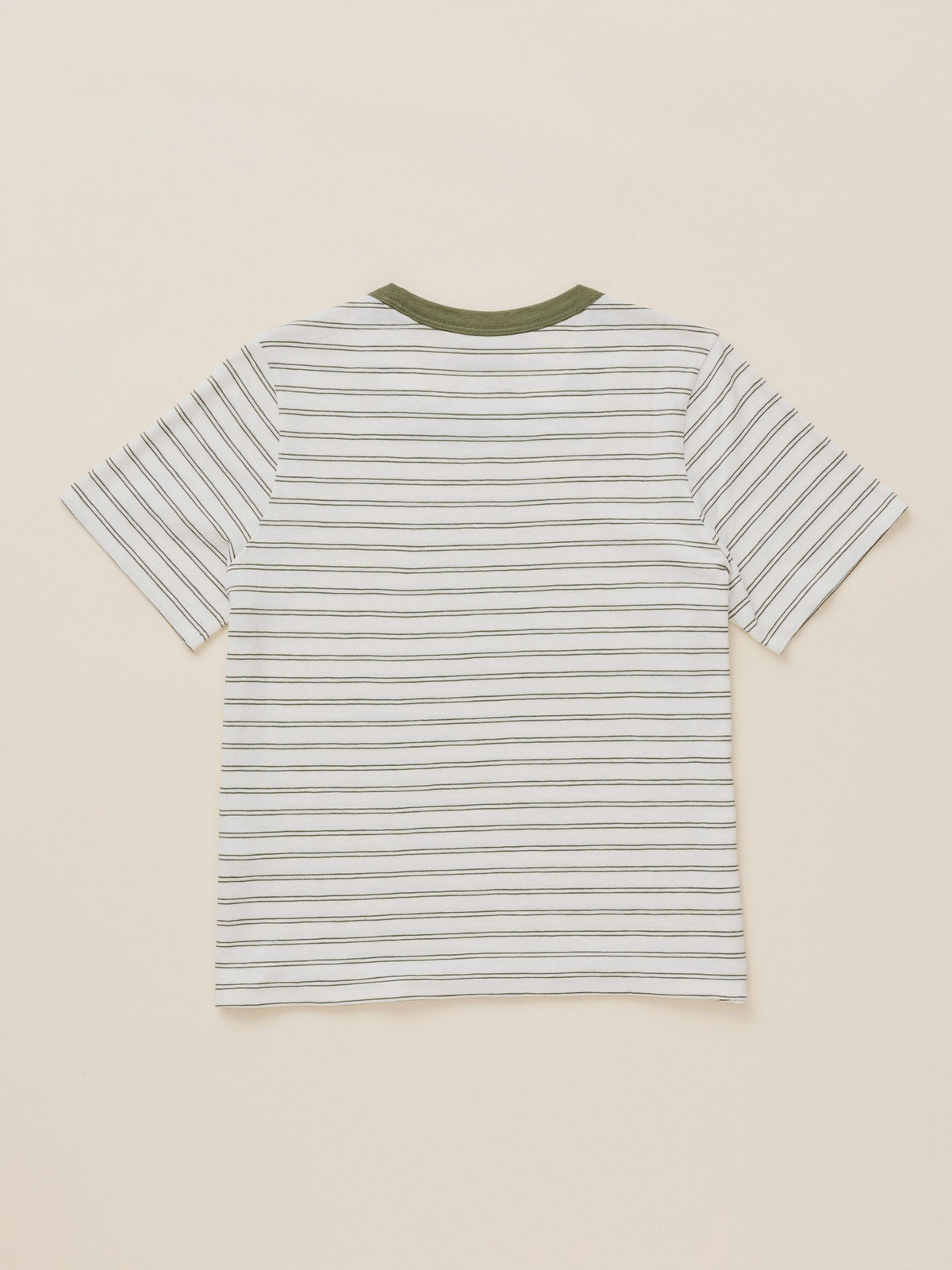 Sunwashed Regenerative Tee - Four Leaf Clover Mini Stripe