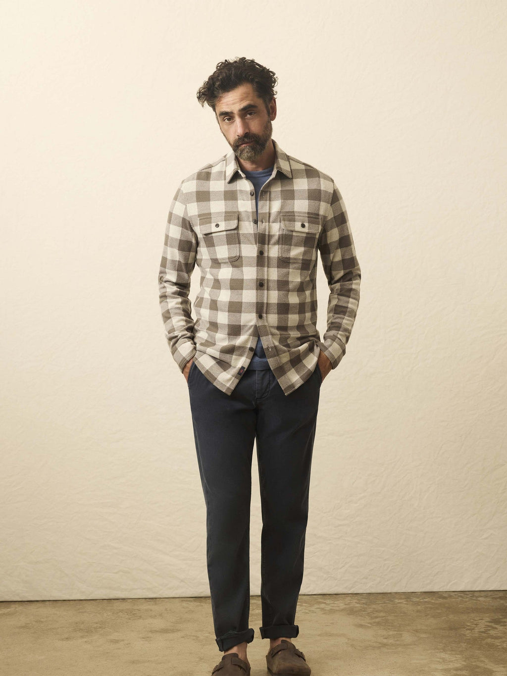 Legend Sweater Shirt - Brown Oat Buffalo