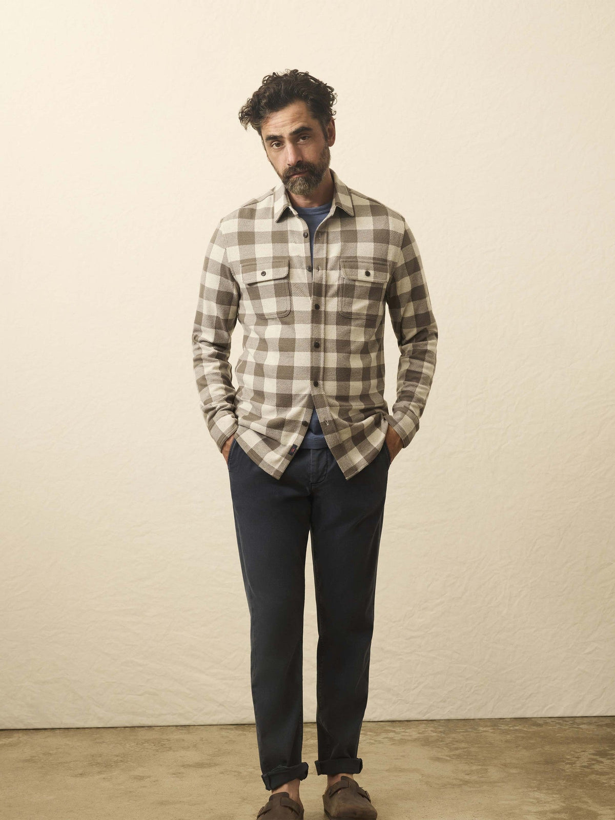 Legend Sweater Shirt - Brown Oat Buffalo